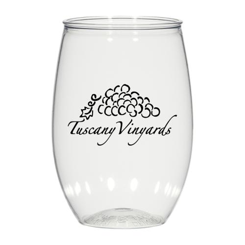 Drinkware - Barware - Wine Glasses - Ecovino PET Stemless Wine Glass 16oz