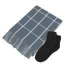 CHARCOAL WITH WHITE;Grey Dark