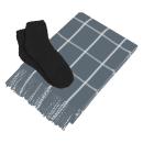 CHARCOAL WITH WHITE;Grey Dark
