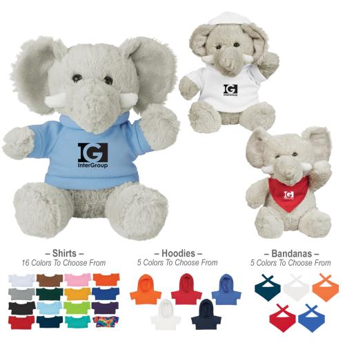 Elephant Embrace 6 Custom Plush Pal