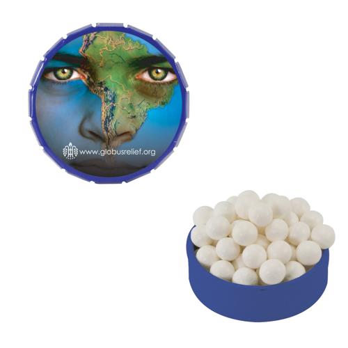 Food & Candy - Gum - SnapTreats Circle Tin â Custom Candy Delight