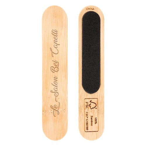 Health & Wellness - Nail Care - EcoSmooth Bamboo Nail Shaper - Natural Finish