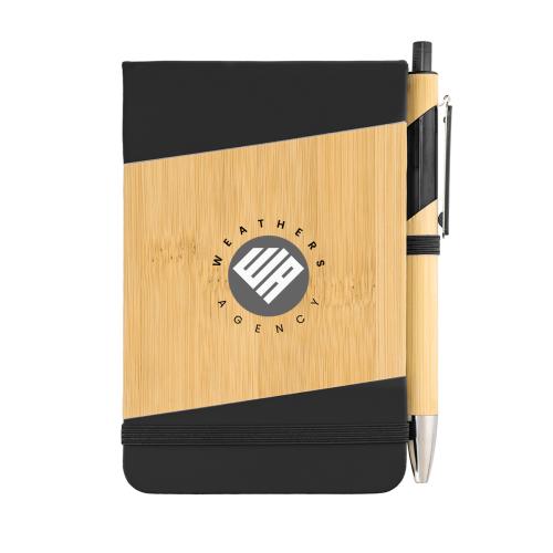 Desk & Office - Journals & Notebooks - EcoScribe Bamboo-Inspired Jotter & Pen