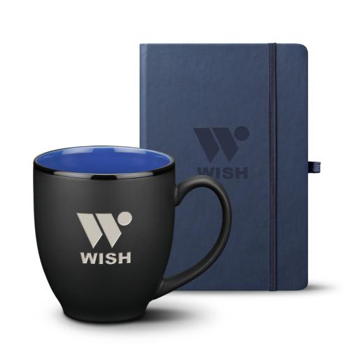 Desk & Office - Journals & Notebooks - Journal Gift Sets - Eccolo® Cool Journal/Dereham Mug Set