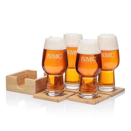 Drinkware - Barware - Beer Glasses & Stiens - BambooBrew Elegance Barware Gift Set