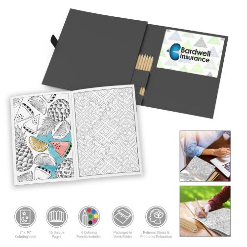 Toys & Novelties - Coloring - Powerstick KolorKit Adult Coloring Book Kit