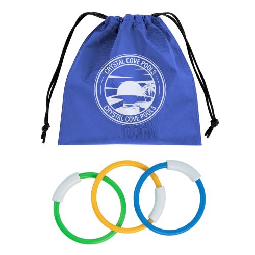 Toys & Novelties - Games - EcoSplash Dive Rings Set with rPET Pouch
