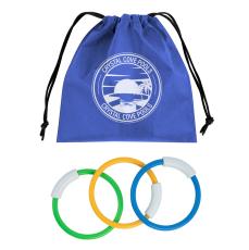 EcoSplash Dive Rings Set with rPET Pouch - Games