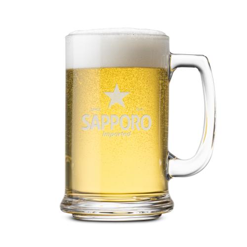 Drinkware - Barware - Beer Glasses & Stiens - SteinChic 20oz Etched Glass Beer Mug