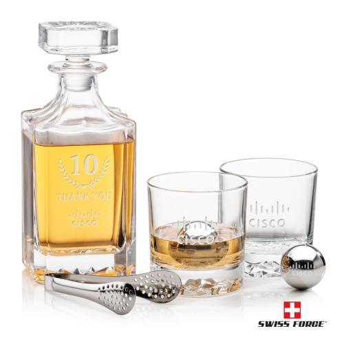 Arellano Decanter Set & Ice Cubes