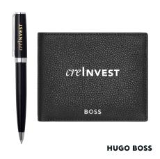 Hugo Boss&reg; Ballpoint Pen & Wallet Set - Gift Sets