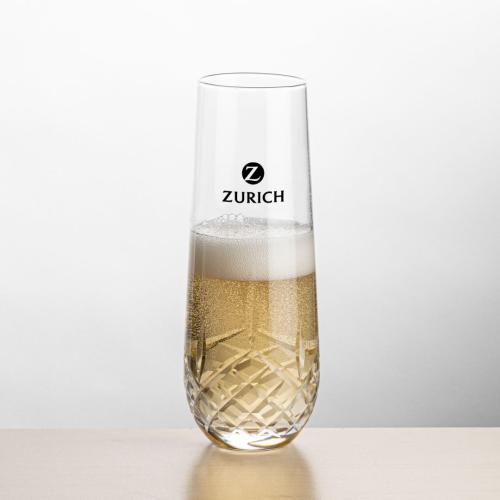 Drinkware - Barware - Champagne Flutes - Apogee 9oz Crystal Celebration Flute