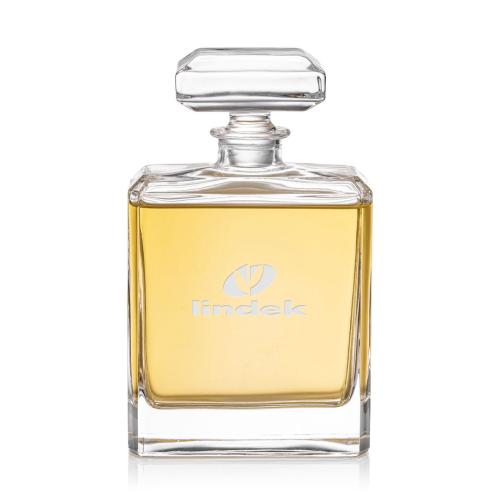 Drinkware - Barware - Decanters - CrystalEvo Square Decanter - 30oz Elegance