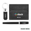 Hugo Boss&reg; Rollerball Pen, Key Ring & Card Holder Set