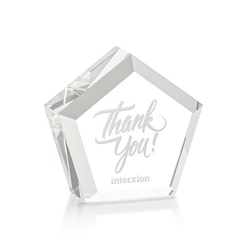 Desk & Office - Paperweights - Polara Crystal Prism Paperweight