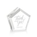 Polara Crystal Prism Paperweight