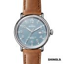 Shinola&reg; Runwell Watch - Stone Blue/Tan