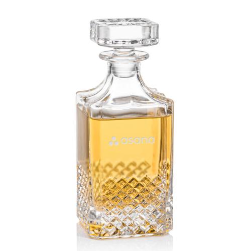 Drinkware - Barware - Decanters - Tacoma Elite Crystal Bar Set - Chilled Elegance