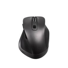 ErgoGlide Black Wireless Mouse - Desk & Office