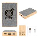 EcoCharge 5000 Bamboo Power Bank