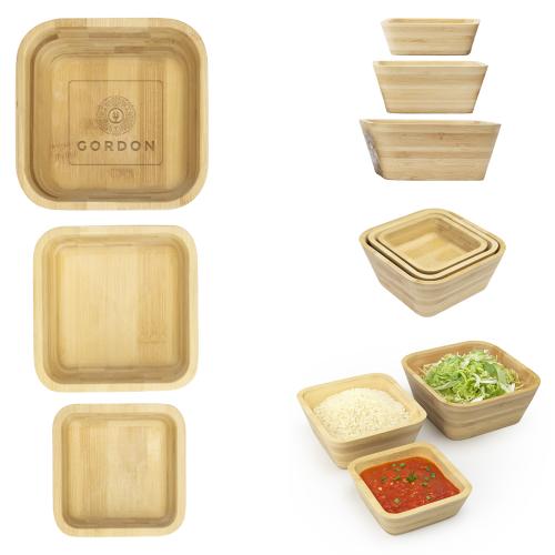 Home & Kitchen - BambooHarmony Nesting Bowl Trio