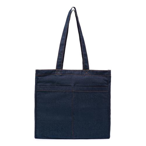Bags - Tote Bags - EcoZip Denim Tote with Bottle Secure