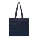 EcoZip Denim Tote with Bottle Secure