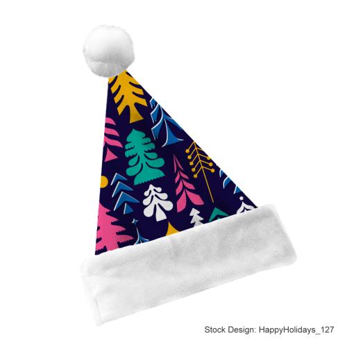 Apparel - Headwear - Velourette Festive Sublime Hat - Full Color