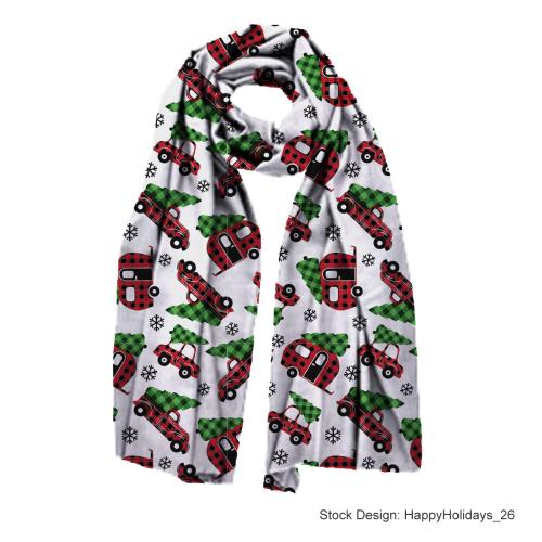 Apparel - Headwear - FrostFleece Holiday Scarf - Sublime White