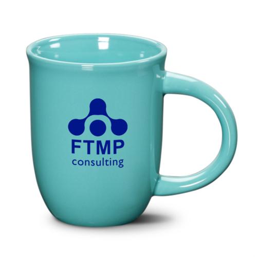 Drinkware - Mugs - AzureSip 14oz Ceramic Flare-Lip Mug