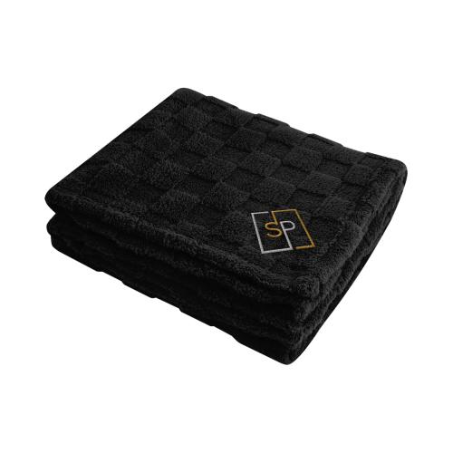 Sports & Outdoors - Blankets - EcoSoft Luxe Checkered Sherpa Throw