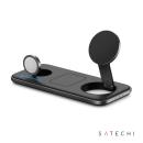 SATECHI&reg; Qi2 Trio Wireless Charging Pad w/Type A,C,G Plugs
