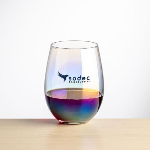 Drinkware - Barware - Wine Glasses - Miami Stemless Wine - VividPrint™