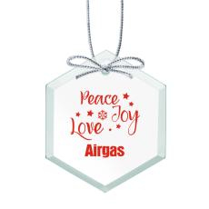 HexaGlow Clear Etched Ornament - New Additions