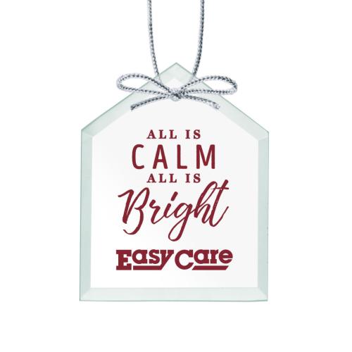 Home & Kitchen - Ornaments - ClarityChateau Glass Ornament