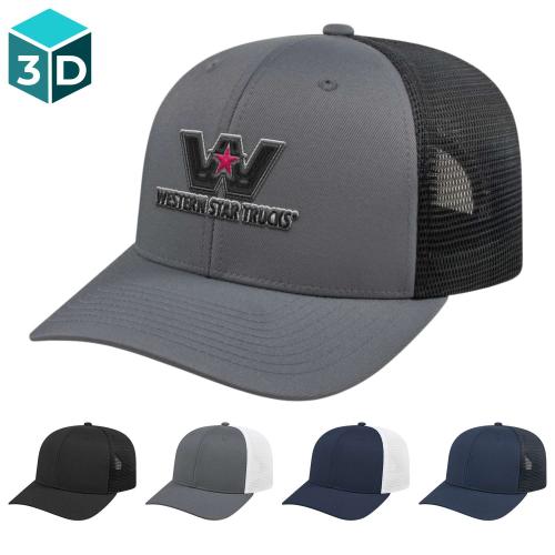 BreezeMesh Graphite Trucker Cap
