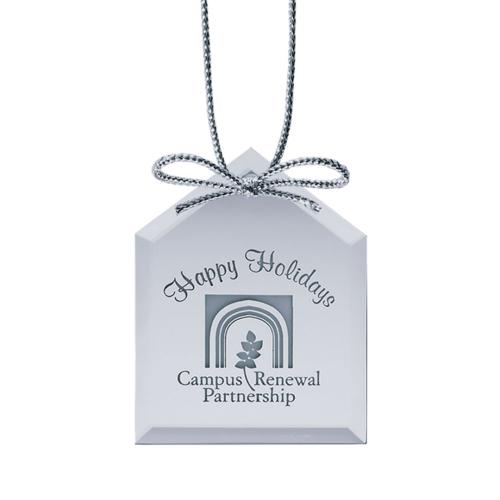 Home & Kitchen - Ornaments - ArchiGleam Mirror Ornament - Silver Shine