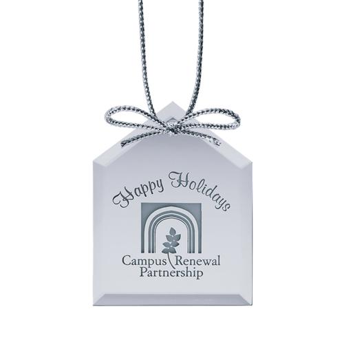 Home & Kitchen - Ornaments - ArchiGleam Mirror Ornament - Silver Shine