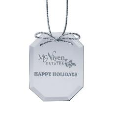 GlimmerGaze Octagon Mirror Ornament - Home & Kitchen