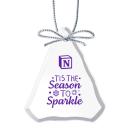 GlimmerGrove Glass Tree Ornament
