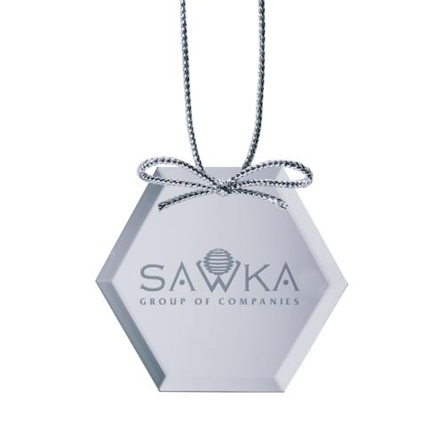 Home & Kitchen - Ornaments - HexaGleam Mirror Ornament