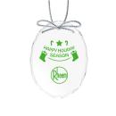 CrystalGlimmer Oval Ornament
