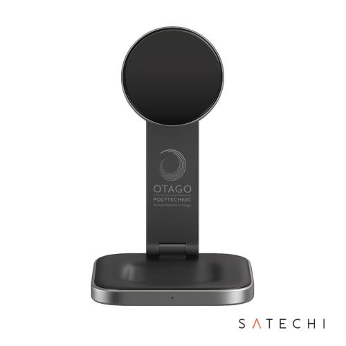 Technology - Wireless Chargers - SATECHI® 2-in-1 Foldable Qi2 Wireless Charging Stand