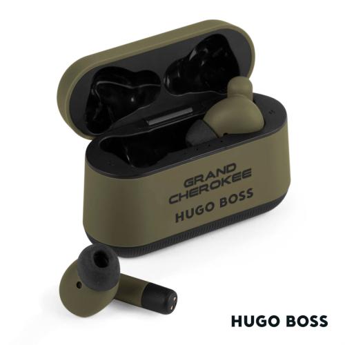 HUGO BOSS Gear Matrix Black-S ワイヤレスイヤホン Luxury wireless earbuds Hugo Boss Fashion Black Earphones