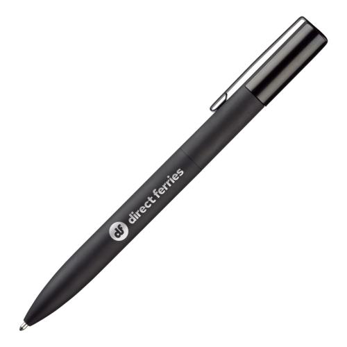 Pens & Writing - Ballpoint Pens - EcoTwist Luxe Black Metal Pen