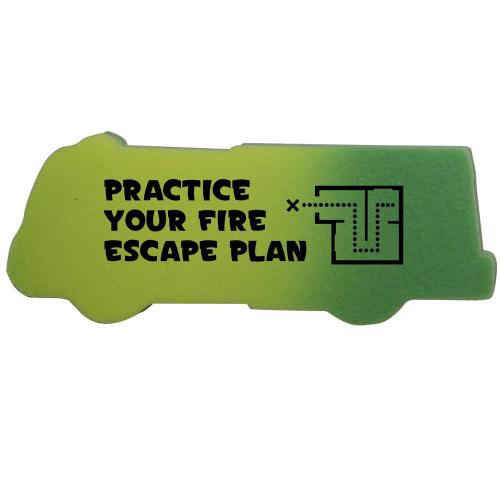 Pens & Writing - Mood&trade; Die Cut Eraser-Fire Truck