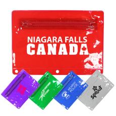 BinderBright Vinyl Zipper Pack - Clear Colors - Occasions