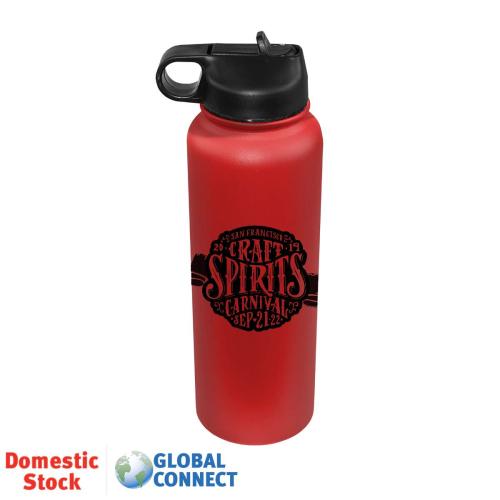 Drinkware - Sports Bottles - ChillFlow 32oz Sports Bottle - Straw Lid Edition