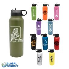 ChillFlow 32oz Sports Bottle - Straw Lid Edition - Drinkware