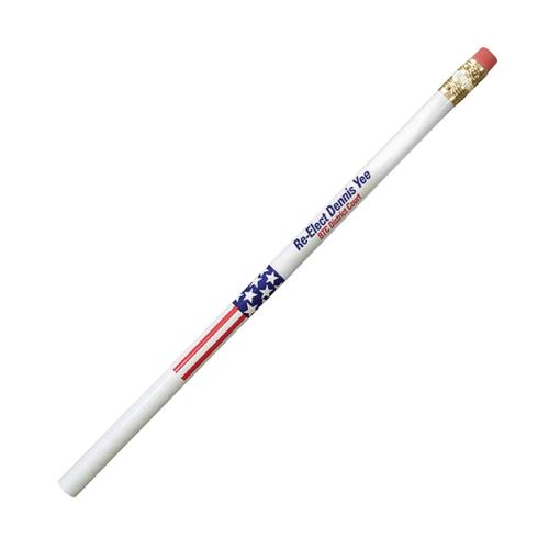 Pens & Writing - Pencils - Patriotic StarStripe Pencil - Bold & Reliable